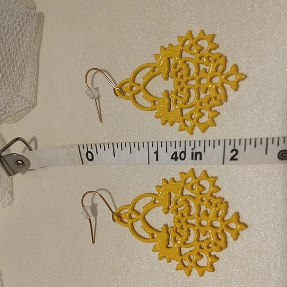 Yellow Boho Earrings! - Picture 6 of 7